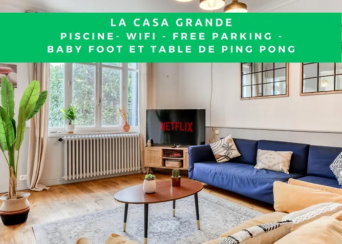 La Casa Grande - Piscine - Wifi - Parking